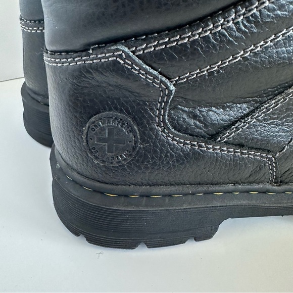 Dr martens harrisland men’s black leather lace up ankle boots - Picture 2 of 10